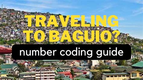 color coding in baguio|Baguio Visita .